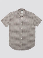 Lade das Bild in den Galerie-Viewer, BEN SHERMAN BLOCK GEO PRINT - dark red