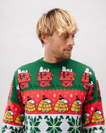 Lade das Bild in den Galerie-Viewer, BRAVA PEANUTS XMAS BAUMWOLLPULLOVER MEHRFARBIG