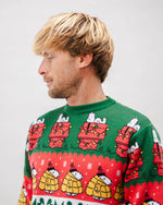 Lade das Bild in den Galerie-Viewer, BRAVA PEANUTS XMAS BAUMWOLLPULLOVER MEHRFARBIG