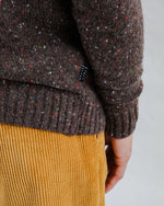 Lade das Bild in den Galerie-Viewer, BRAVA WOLLPULLOVER RAGLAN SCHOKOLADE