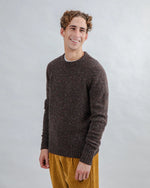 Lade das Bild in den Galerie-Viewer, BRAVA WOLLPULLOVER RAGLAN SCHOKOLADE