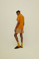 Lade das Bild in den Galerie-Viewer, OAS MUSTARD POLO-SHIRT FROTTEE