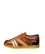 Lade das Bild in den Galerie-Viewer, TRAINER LOW - cognac / cremeweiß / braun Rindsleder