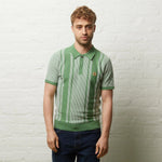 Lade das Bild in den Galerie-Viewer, GABICCI VINTAGE Dante Knitted Polo Shirt - Verde