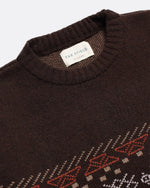 Lade das Bild in den Galerie-Viewer, FAR AFIELD Uichi Knit - Slate Brown Fair Isle