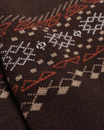 Lade das Bild in den Galerie-Viewer, FAR AFIELD Uichi Knit - Slate Brown Fair Isle