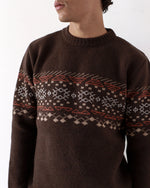 Lade das Bild in den Galerie-Viewer, FAR AFIELD Uichi Knit - Slate Brown Fair Isle