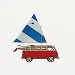 Lade das Bild in den Galerie-Viewer, BASK IN THE SUN SAILING VAN T-SHIRT - NATURAL