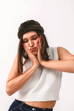 Lade das Bild in den Galerie-Viewer, BÉTON CIRÉ MIKI DOCKER HAT OLIVE VELVET CORDUROY