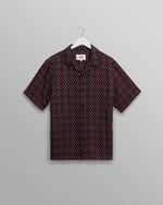 Lade das Bild in den Galerie-Viewer, WAX DIDCOT SS SHIRT MINI DOUBLE GRID NAVY