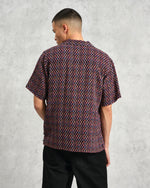 Lade das Bild in den Galerie-Viewer, WAX DIDCOT SS SHIRT MINI DOUBLE GRID NAVY