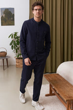 Lade das Bild in den Galerie-Viewer, JOSTHA trousers eco deep sea flannel