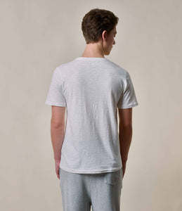 Merz b. Schwanen men’s,  good Basic unisex T-Shirt, Pima Bio-Baumwolle, 165g relaxed Fit, white