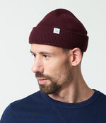 Lade das Bild in den Galerie-Viewer, Merz b. Schwanen Beanie GOOD BASICS - burgundy