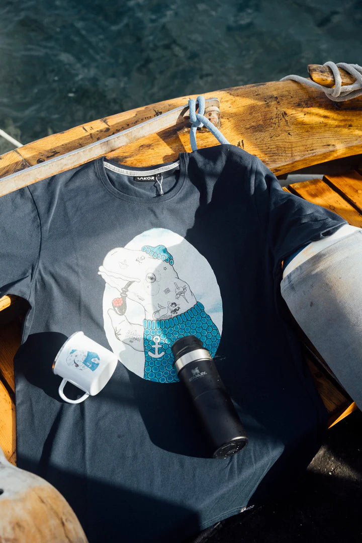 LAKOR Badass Beluga T-shirt (Blueberry)