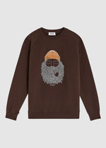 Lade das Bild in den Galerie-Viewer, BASK IN THE SUN chocolate SMOKING PIPE sweatshirt