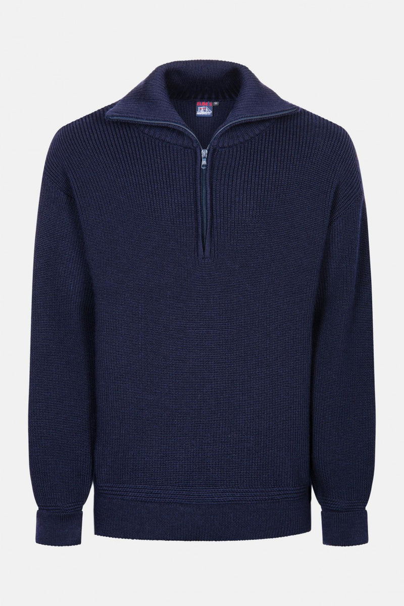 Damen Troyer Jacke Elbe Troyer Schurwolle TROYER ELBE, Marine –