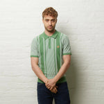 Lade das Bild in den Galerie-Viewer, GABICCI VINTAGE Dante Knitted Polo Shirt - Verde