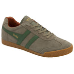 Lade das Bild in den Galerie-Viewer, Gola Classics Men's Harrier Suede Trainers Rhino/Evergreen/Moody Orange