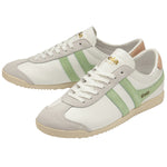 Lade das Bild in den Galerie-Viewer, Gola Classics Women&#39;s Bullet Pure Trainers White/Patina Green/Pearl Pink
