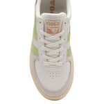 Lade das Bild in den Galerie-Viewer, Gola Classics Women's Grandslam Trident Trainers White/Patina Green/Pearl Pink
