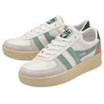 Lade das Bild in den Galerie-Viewer, Gola Classics Women's Grandslam Trident Trainers - White/Green Mist/Evergreen