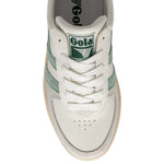 Lade das Bild in den Galerie-Viewer, Gola Classics Women's Grandslam Trident Trainers - White/Green Mist/Evergreen