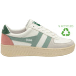 Lade das Bild in den Galerie-Viewer, Gola Classics Women's Grandslam Trident Trainers - White/Green Mist/Evergreen