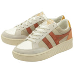 Lade das Bild in den Galerie-Viewer, Gola Classics Women's Superslam Blaze Trainers Gold/Orange Spice/Sun