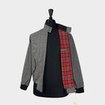 Lade das Bild in den Galerie-Viewer, HOXTON HARRINGTON JACKET - Dark Grey Prince of Wales Check