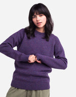 Lade das Bild in den Galerie-Viewer, OLOW PULLOVER SOMERSET PRUNE CHINÉ