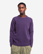 Lade das Bild in den Galerie-Viewer, OLOW PULLOVER SOMERSET PRUNE CHINÉ