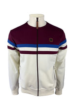 Lade das Bild in den Galerie-Viewer, TROJAN Panel Stripe Track Top ecru