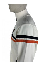 Lade das Bild in den Galerie-Viewer, TROJAN Twin Stripe Track Top ecru