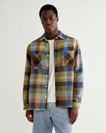 Lade das Bild in den Galerie-Viewer, WAX Whiting - Khaki And Multicolour Pike Check Overshirt