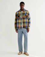 Lade das Bild in den Galerie-Viewer, WAX Whiting - Khaki And Multicolour Pike Check Overshirt