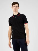 Lade das Bild in den Galerie-Viewer, BEN SHERMAN SIGNATURE POLO SHIRT black