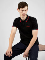 Lade das Bild in den Galerie-Viewer, BEN SHERMAN SIGNATURE POLO SHIRT black