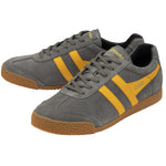 Lade das Bild in den Galerie-Viewer, MEN'S HARRIER SUEDE TRAINERS, Ash/Sun/Navy