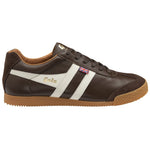 Lade das Bild in den Galerie-Viewer, GOLA HARRIER ELITE TRAINERS Men - Made in England - Dark Brown/Off White
