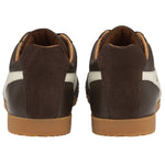 Lade das Bild in den Galerie-Viewer, GOLA HARRIER ELITE TRAINERS Men - Made in England - Dark Brown/Off White