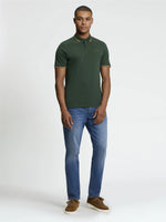 Lade das Bild in den Galerie-Viewer, BEN SHERMAN Short Sleeve Signature Pique Polo in Bottle Green
