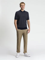 Lade das Bild in den Galerie-Viewer, BEN SHERMAN Short Sleeve Bi Colour Knitted Polo
