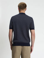 Lade das Bild in den Galerie-Viewer, BEN SHERMAN Short Sleeve Bi Colour Knitted Polo
