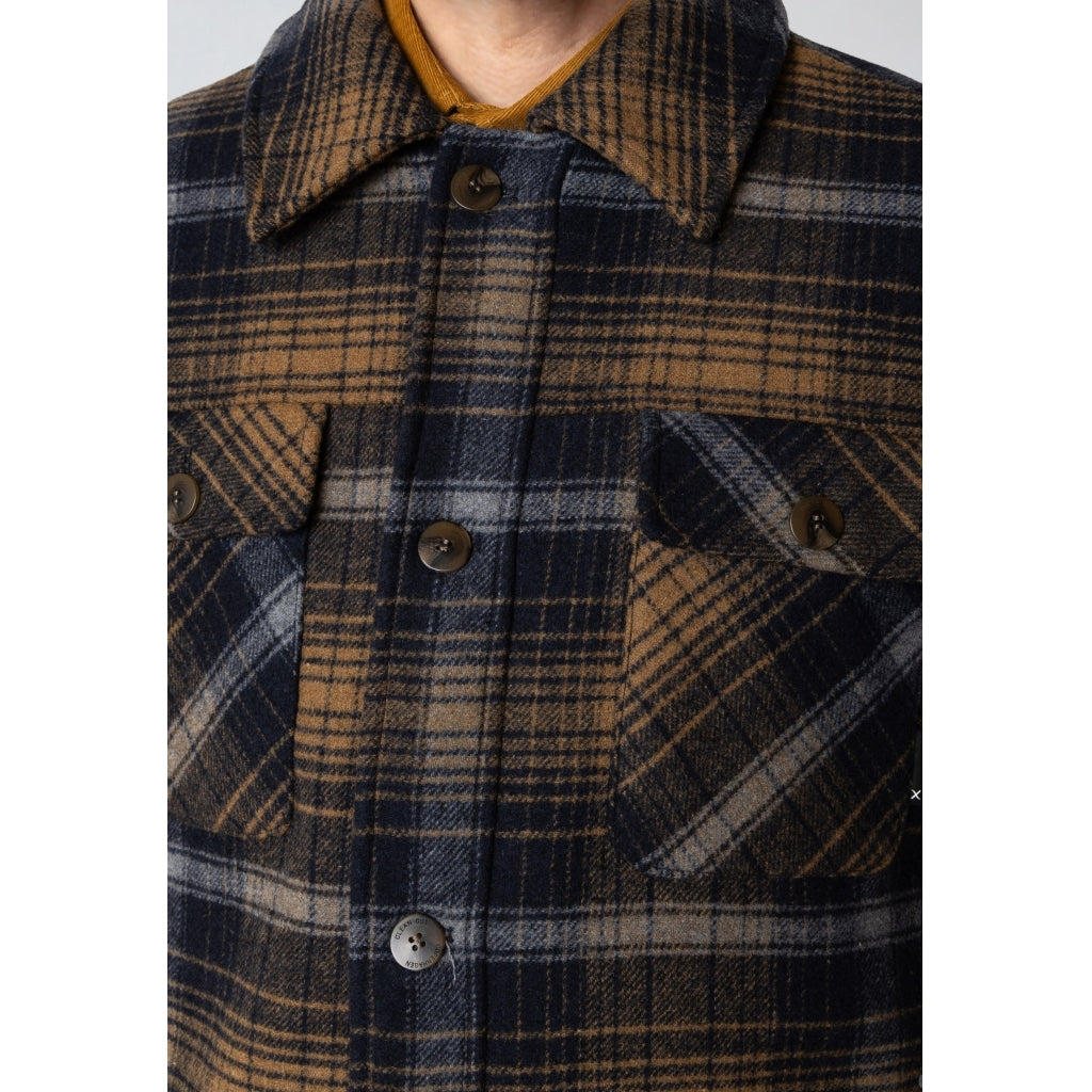 Clean Cut   Luke check wool jacket