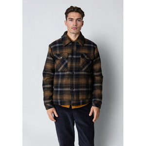 Clean Cut   Luke check wool jacket