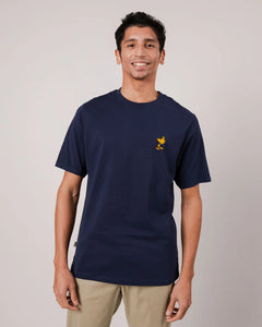 BRAVA PEANUTS WOODSTOCK T-SHIRT NAVY