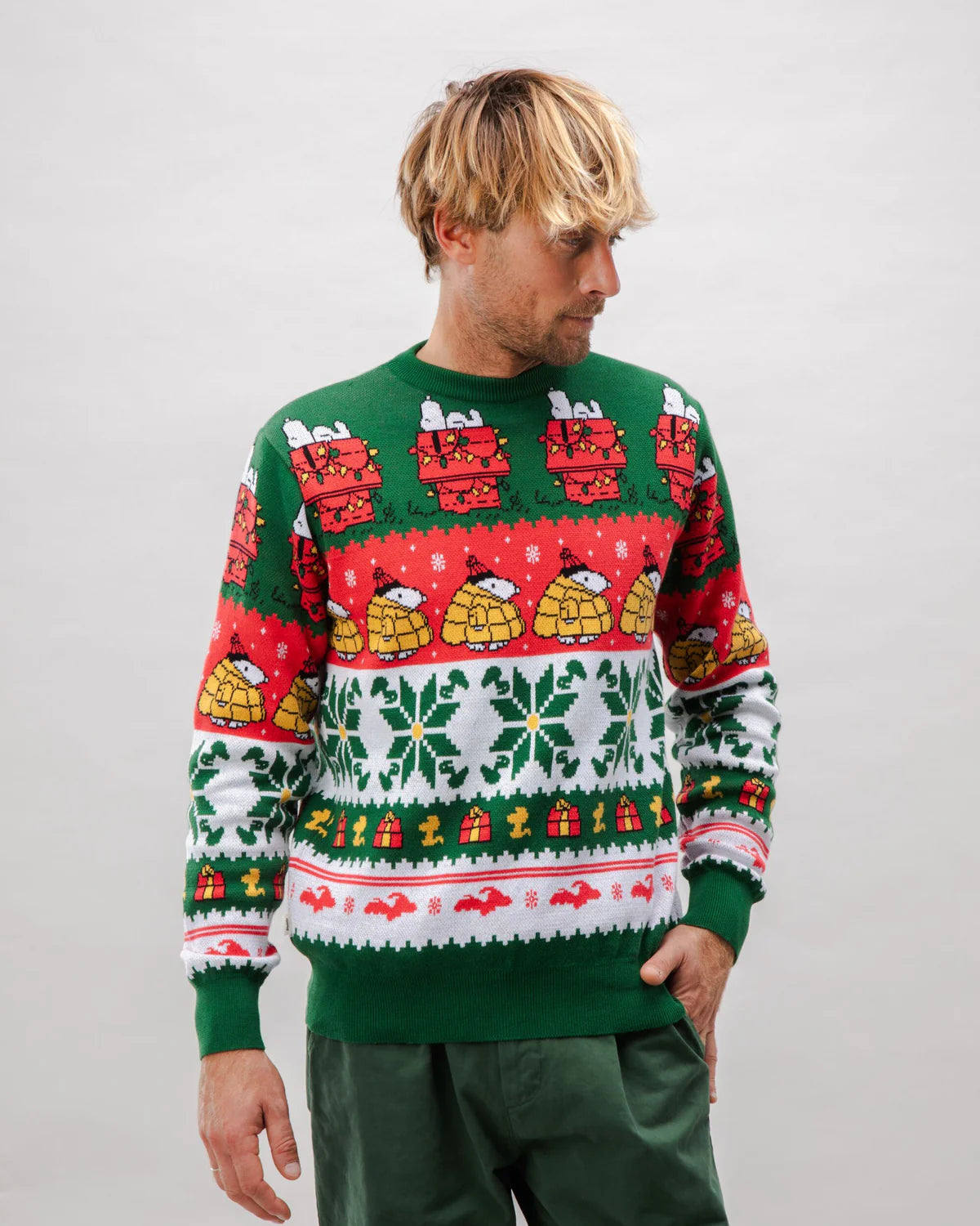 BRAVA PEANUTS XMAS BAUMWOLLPULLOVER MEHRFARBIG