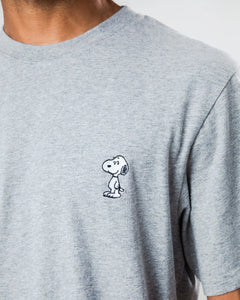 BRAVA PEANUTS SNOOPY T-SHIRT GREY MELANGE