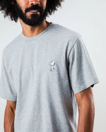 Lade das Bild in den Galerie-Viewer, BRAVA PEANUTS SNOOPY T-SHIRT GREY MELANGE
